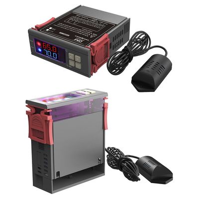 SHT2000 Sakelar Daya Higrometer LED Pengendali Kelembapan Digital CE