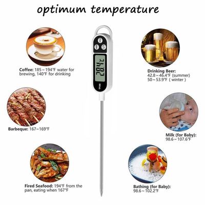 TP300 Digital Kitchen Thermometer For Meat Cooking 304 Stainless Steel