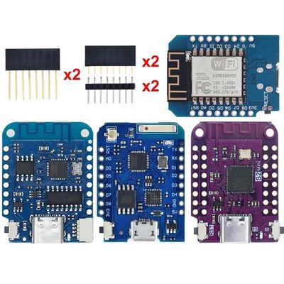 ESP8266 CH340G Development Board Berdasarkan WeMos D1 Mini Pro V3.0 NodeMcu 4MB/16MB Bytes Lua WIFI Internet Of Things
