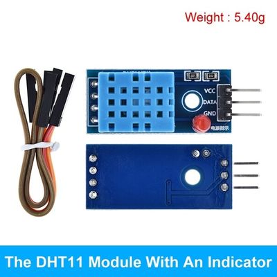Modul Sensor Suhu dan Kelembaban DHT11 Sistem Operasi Android Dengan LED