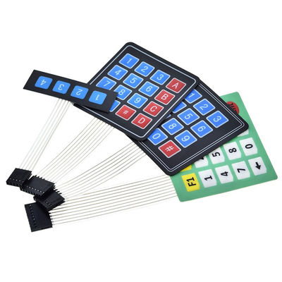 16 Key Membrane Switch Keypad 4 * 4 Matrix Keyboard Untuk DIY KIT