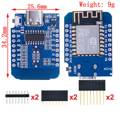 Berdasarkan ESP8266 CH340G Nodemcu V2 Mini Pro V3.0 NodeMcu 4MB/16MB Bytes Lua WIFI Internet Of Things Development Board