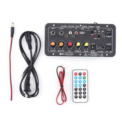 D10 12V 24V Subwoofer Digital Power Amplifier Board Wireless Audio Stereo BT 5.0 Dual Mikropon Karaoke Amp Speaker Acc