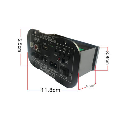 Papan Amplifier Daya Radio Bluetooth 5.0 FM dengan Daya 100W untuk Audio Rumah dan Mobil