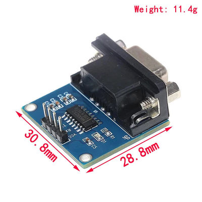5.5V MAX3232 MAX232 Modul RS232 Untuk TTL Serial Port Converter DB9 Konektor