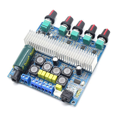 Papan Audio Bluetooth 5.0 Amplifier HiFi 2.1 dengan Output 2*50W+100W dan Catu Daya DC12~24V
