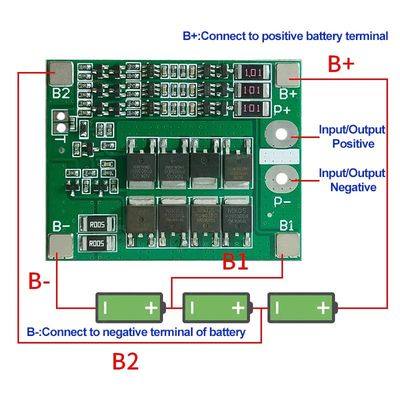 3S 25A Li-Ion 18650 BMS PCM Battery Protection Board dengan Balance untuk Li-Ion Lipo Battery