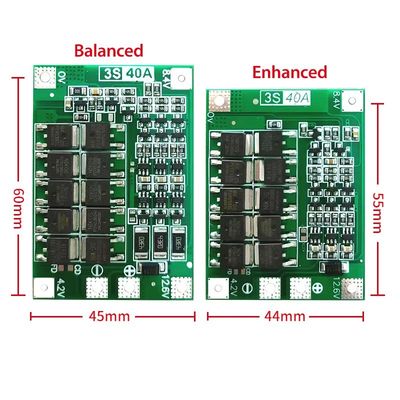 CA-3S-40A Li-Ion Lithium Battery Charger Lipo Cell Module PCB BMS Protection Board Untuk Drill Motor 12.6V Dengan Balance
