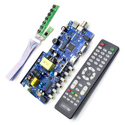 T.R.67.675 Sebagai gantinya V56 motherboard 14 inci sampai 24 inci LED TV Combo Motherboard