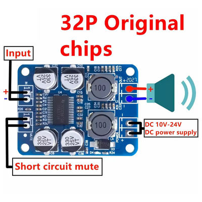 CA-3118 DC 12-24V PBTL Mono 60W Kelas D Power Amp Module Amplifier Board