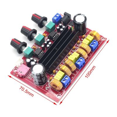 Modul Amplifier Digital CA-3116P dengan Chip TPA3116D2 Output 50Wx2+100W dan Tegangan DC12-24V