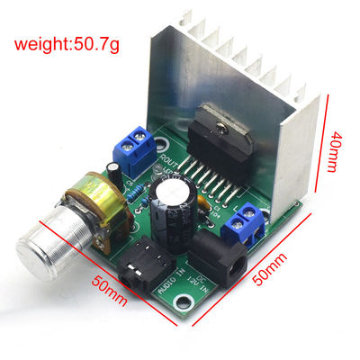 CA-7297 Modul Amplifier Digital Dual-Channel 15W + 15W Papan Amplifier Audio dengan Chip TDA7297 untuk Kit DIY DC 12-24V