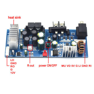 CA-3116A Papan Amplifier Subwoofer Digital dengan Chip TPA3116 2*50W 8-24V Modul Amplifier