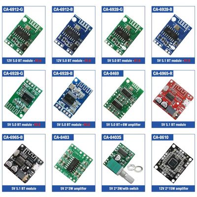 Modul Papan Penguat Daya Audio Bluetooth Kelas D 5V PAM8403 CA-8469