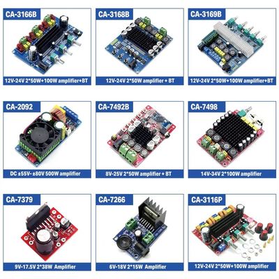 Papan Amplifier Daya Digital Nirkabel 2*50W TPA3116D2 Modul Amplifier Speaker DIY