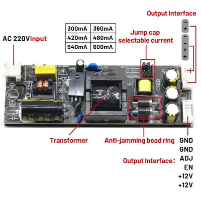 CA-132C Baru Original LCD LED Dibangun-in Constant Current Power Driver Board