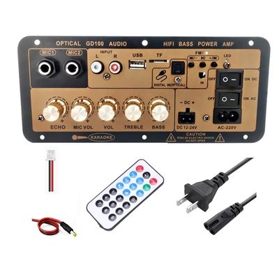 Private Mold NO 2 2.0 Channels 100W BT Mono Amplifier Board untuk Rumah / Mobil HiFi Karaoke