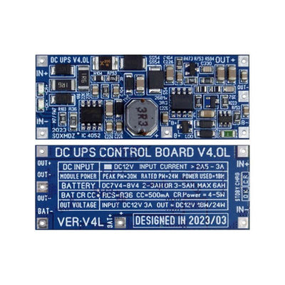 Versatile 24W DC UPS Power Supply Module untuk Perangkat Jaringan Mendukung 12V / 15V Output