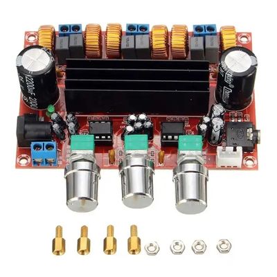2.1 Channel Digital Amplifier Board dengan TPA3116D2 Chip 50Wx2 Output dan 12V-24V Power Supply