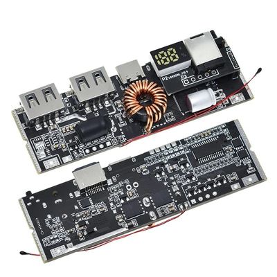 QC4.0 QC3.0 LED Dual USB PD Power Bank 18650 Modul pengisian dengan kontrol suhu