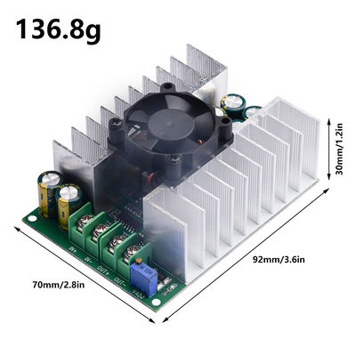 Modul Step Down 500W yang dapat disesuaikan untuk tipe pemasangan standar DC-DC CC CV Buck Converter