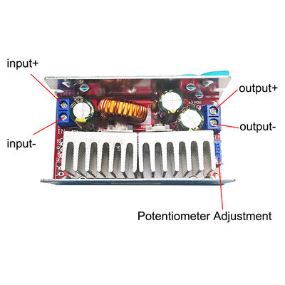 160W 8A DC DC Step Down Buck Converter 4V-32V menjadi 1.2V-30V Modul Pasang Listrik Adjustable Board Mount untuk Kendaraan