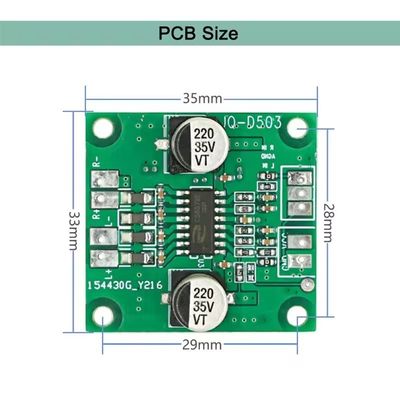 2*40W Mini Amplifier Module dengan DC 5V-26V Power dan CS8673E IC