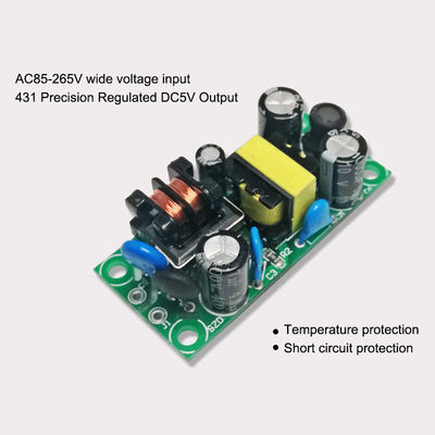 Modul catu daya switching tipe pemasangan standar untuk konversi AC DC 5V 1A tingkat tinggi