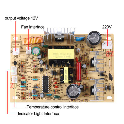 AC220V ke DC12V Air Dispenser Switch Power Board Converter untuk sirkuit pendingin