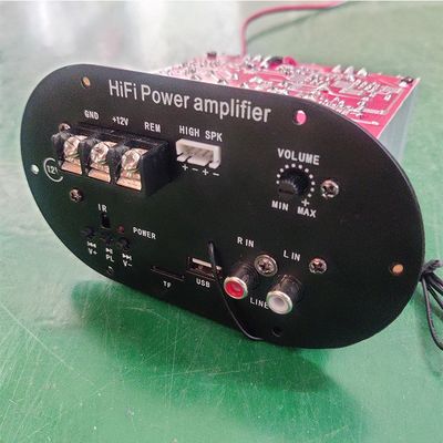 Aksesori Audio Papan Utama BT Kartu TF Tabung Subwoofer 50W Cetakan Pribadi Amplifier Mobil NO