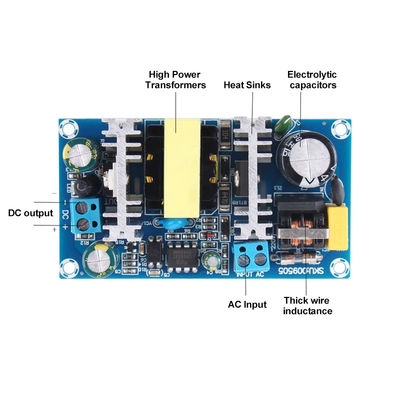 24V 50W Switching Power Supply Board Modul Daya AD-DC untuk Sistem Kontrol Industri
