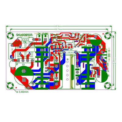 24V 50W Switching Power Supply Board Modul Daya AD-DC untuk Sistem Kontrol Industri