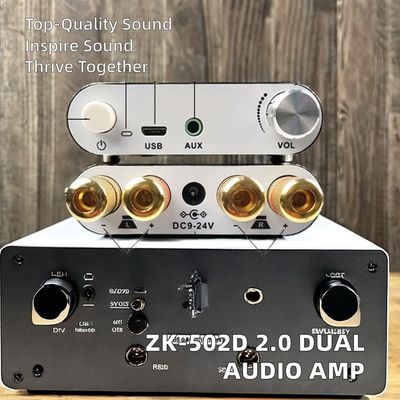 Modul Papan Amplifier Daya Audio 50W*2 BT 5.0 2.0 Amplifier Penerima Stereo Saluran Ganda