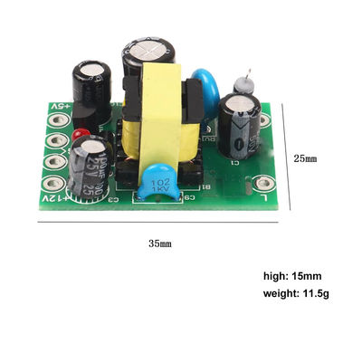 Tipe pemasangan standar AC-DC 110-220V Switching Power Supply Module dengan output daya 6W