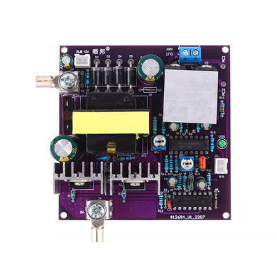 Jenis pemasangan standar 300W Boost Converter 12V ke 220VAC 50Hz DC-AC Step-up Inverter