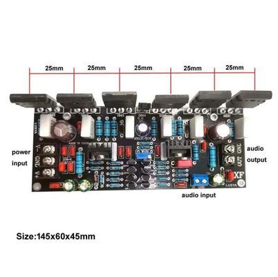300W Single Channel Toshiba Transistor Audio Amplifier Board untuk Suara Berkualitas Tinggi