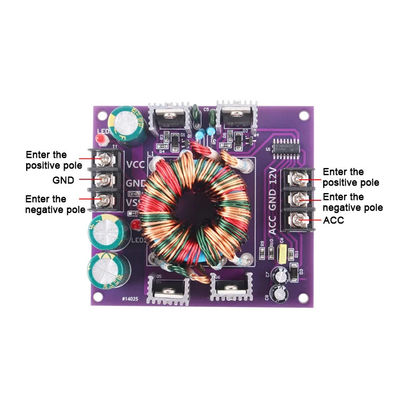 12V Input Voltage Industrial DC-DC Converter dengan Dual Power Board Mount Amplifier