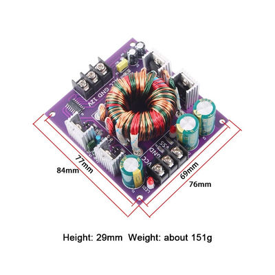 12V Input Voltage Industrial DC-DC Converter dengan Dual Power Board Mount Amplifier