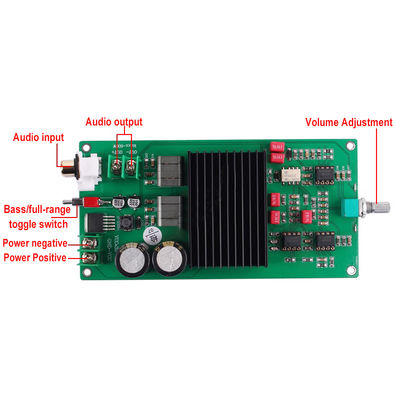 Daya 600W Mono HIFI Digital Amplifier Board untuk penerima 2.0 Channel Professional