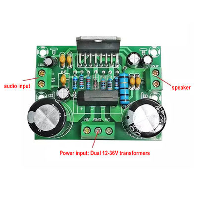 100W Mono Amplifier Board TDA7293 Dual AC12-32V Ultra-Wide Power Supply untuk 2 Saluran 2.0