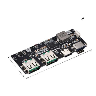 22.5W QC4.0 PD3.0 5 Port Dual USB Mobile Power Bank Circuit Board Perlindungan Motherboard