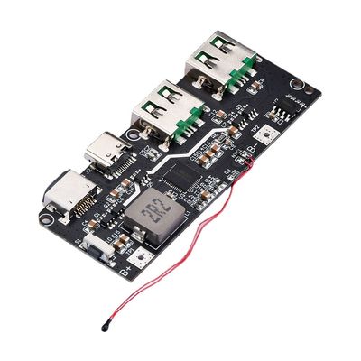 22.5W QC4.0 PD3.0 5 Port Dual USB Mobile Power Bank Circuit Board Perlindungan Motherboard