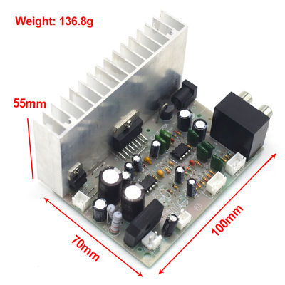 Professional Digital Subwoofer Amplifier Board 2*38W AC/DC 12V dengan TDA7379