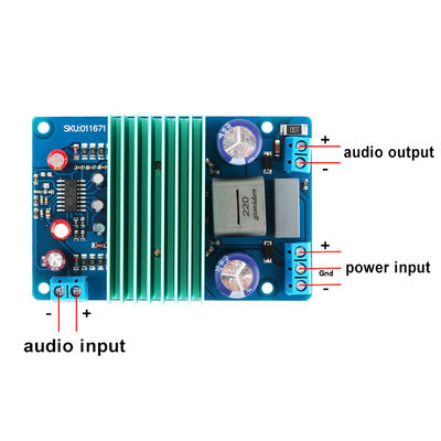High Power 250W Kelas D HIFI Digital Amplifier Board LM3886 Penerima untuk Profesional