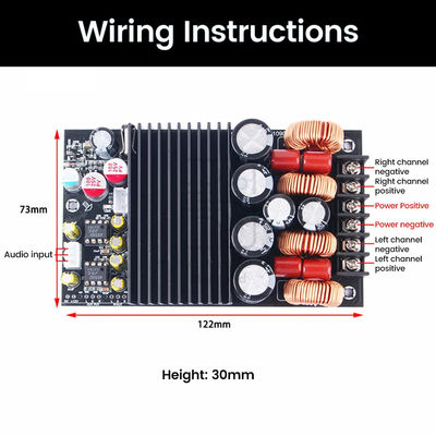 TPA3255 Audiophile 300W 300W 2.0 Bi-Channel Stereo Module untuk pengaturan audio profesional