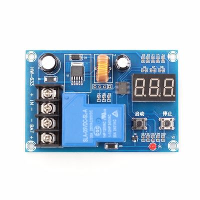 XH-M604 Modul Kontrol Pengisian Daya Baterai Tampilan Digital IC Daya Sakelar Perlindungan Mati Penuh