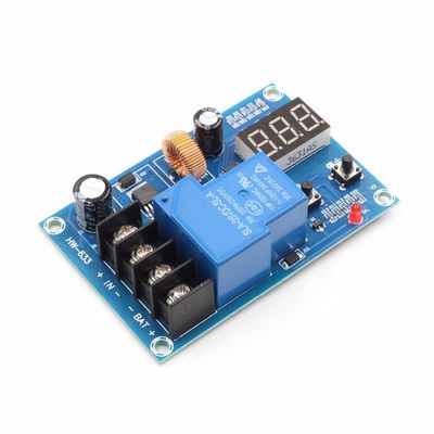 XH-M604 Modul Kontrol Pengisian Daya Baterai Tampilan Digital IC Daya Sakelar Perlindungan Mati Penuh
