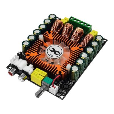160W TDA7498E Audio Power Amplifier Board dengan Mode BTL dan Cooling Fan Digital Stereo Power Amplifier Module