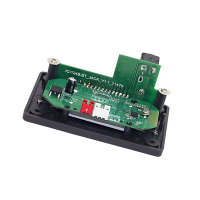 Square Six Keys Audio Motherboard 3.5mm Audio Talking Car Decoder dengan Bluetooth MP3