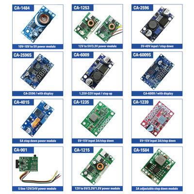 Tipe pemasangan standar DC-DC Step-Down Module untuk 10-18V Power Supply PCB Circuit Board